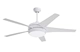 Emerson Ceiling Fans CF955WW Midway Eco Modern Energy Star Ceiling Fan With Light And Remote, 54-Inch Blades, Appliance White Finish