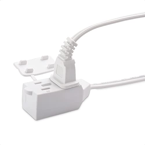 Cable Matters 16 AWG 2 Prong Extension Cord 25 ft, UL Listed (3 Outlet