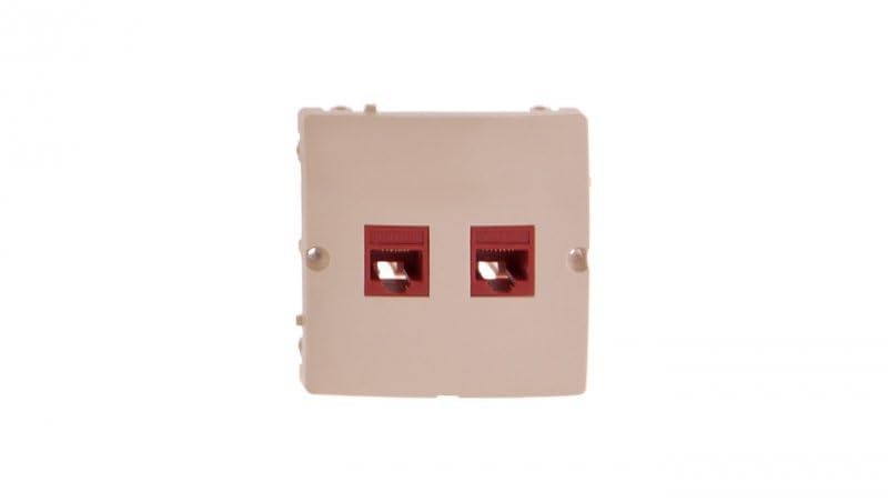 Kontakt-Simon BMF52.02/12 Socket Beige Plastic IP20, 67 mm 31 mm 67 mm