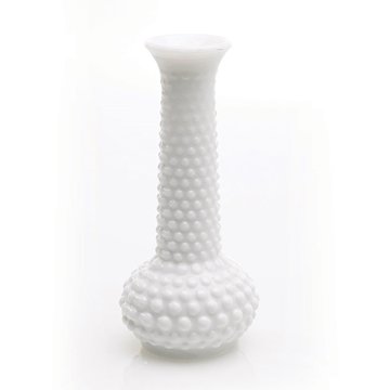 Amazon Com Antique Hobnail Milk Glass Vase Heirloom Collection
