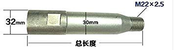 Generic of 1pc 150mm length 28mm diameter with M22 for wet drill bits drilling mane core bits extension bar mounting