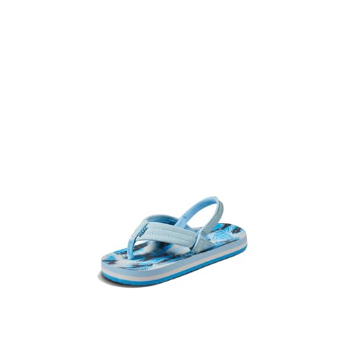 REEF Little Ahi Boys Sandal Surf Palms 4 C