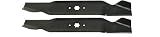USA Mower Blades (2 MTD610SBP Standard Medium Lift for MTD Bolens Troy-Bilt Massey Ferguson 942-0610 Length 19-5/16 in. Width 3 in. Thickness .150 in. Center Hole 6 Point Star 38 in. Deck