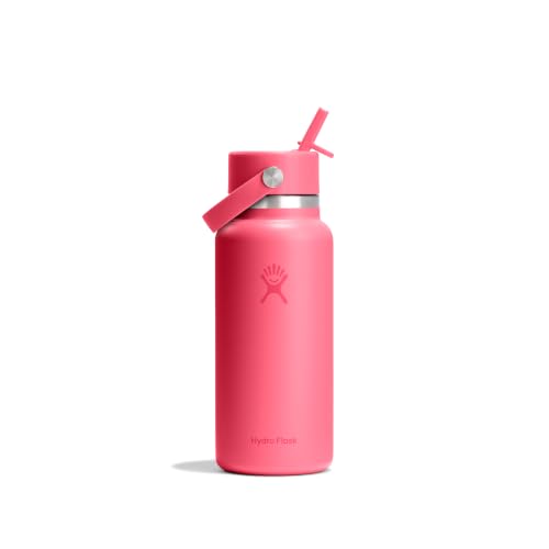 Hydro Flask – Wide Flex Straw Cap 946 ml (32 oz) Bottle, Popstar Pink