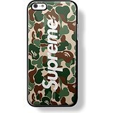 a bathing ape and supreme for iPhone 5/5s Black case