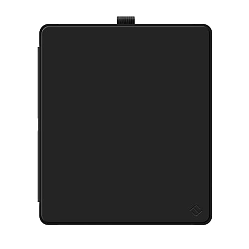 Fintie Hybrid Slim Case for Kindle Scribe 10.2 Inch Tablet (2022 Released) - [Built-in Pencil Holder] Shockproof Cover Auto Wake/Sleep with Transparent Back Shell, Graphite
