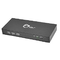 SIIG DisplayPort 2-Port KVM Switch, PS8321 + GL850G Chipset, 2x USB2.0 / 2x DisplayPort, Bus-Powered