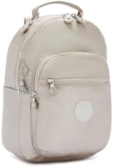 SEOUL S Kleiner Rucksack, Metallic Glow (Silber)