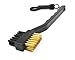 Cosmos pack of 2 Golf club cleaning brush with double sided (Brass & Nylon bristle)