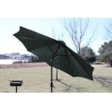 9' Outdoor Tilt/Crank Patio Market Umbrella - Forest Green