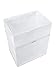 Clean Cubes 13 Gallon Disposable Pop-Up Trash Cans (6-Pack) with Fitted Bags – Foldable Garbage & Recycling Bins for Parties, Events & Kitchen (White, 17