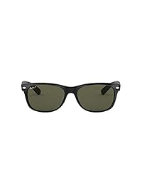 Ray-Ban 0rb2132 de los hombres cuadrados anteojos de sol, negro