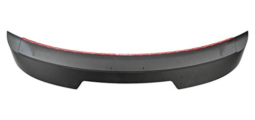 2015-2020 Mustang or Shelby Wicker Bill Matte Black Rear Wing Spoiler - Thumbnail 3