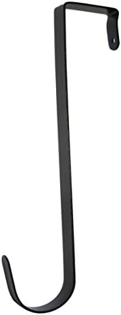 Fenix Manufacturing SmartHook Heavy Duty Powder Coated Wreath Hanger - (2, Soft Texture Black)