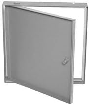 Elmdor Non-Insulated Ceiling Fire Resistant Access Door CFR 12" x 12" (Cylinder Lock)