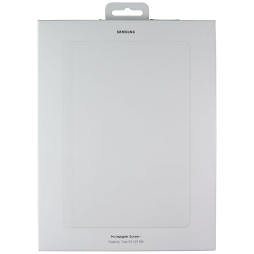 SAMSUNG Galaxy Tab S9 NotePaper Screen Panel for Writing & Drawing | Pen on Paper Feel | Easy Installation | US Version | EF-ZX712PWEGUJ | White
