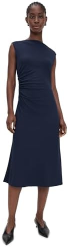 Amazon.com: Vince Women's Pleated Dbl V-Neck Dress : Clothing, Shoes &  Jewelry