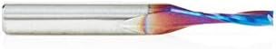 Amana Tool - 46248-K Solid Carbide Spektra Extreme Tool Life Coated Spiral Plunge for Soli, 1/4" x 1" - Image 4