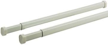 Levolor Oval Spring Tension Rod 11" - 16" White