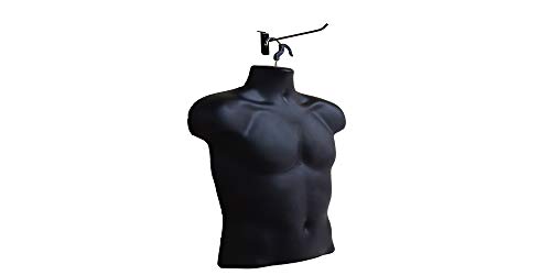 5 Male+Molded+Black+Shirt+Form