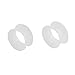 Ruifan Ultra Thin Silicone Ear Skin Flexible Flesh Tunnel Expander Stretching Gauge Earlets Plug Clear Gauges Kit 4G - 1 Pair