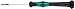 Wera 05118003001 Kraftform Micro 2035 Slotted Electronics Precision Screwdriver, 1.5mm Head, 60mm Blade Length