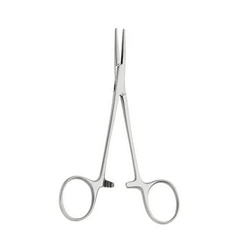 Beauty+ Crile Pet Grooming Forceps Straight or Curved, Fishing Forceps, 16cm (Straight)