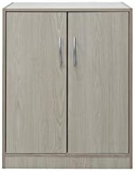 Extra Large Wooden Shoe Storage Cabinet Footwear Big Sizes 13 & Doors XL