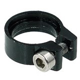 Phobya Hose Clamp with Hexagonal Socket, 10mm to 11mm (3/8" to 7/16"), Black, 4-Pack