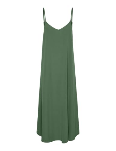 PIECES Strap Dress Pclisa Robe midi à Bretelles Pwp BC, Fairway, S Femmes