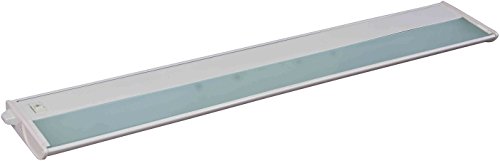 Maxim 87843WT, CounterMax MX-X120c Under Cabinet Light, 4-Light Xenon 20 Watts, 30"L x 5"W, 2900K, Dimmable, White