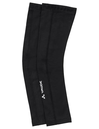 VAUDE Unisex Arm Warmer II Arm Sleeves, Black, Plain, M