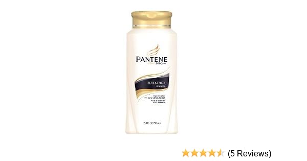 Pantene Pro-v Shampoo, full&thick, 25.4-ounce bottle (pack of 2) - packaging may vary (080878015092)