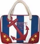 Bible Cover - Nautical - Hope Anchors The Heart - X - Large by Divinity