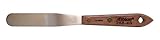 Albion Engineering 258-4S Classic Spatula, Stainless Steel, Hardwood Handle, 3/4" Wide Tip x 4" Long Blade
