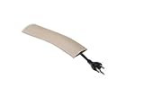 Legrand - Wiremold CDI-15 Corduct Overfloor Cord Protector-  Rubber Duct Floor Cord Cover, Ivory, 15 Feet (180 Inches)