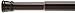 Carnation Home Fashions Adjustable 41-to-72-Inch Steel Shower Curtain Tension Rod, Bronze