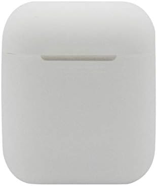 Baorio Headphones Silicone Case Fitting Soft Silicone Case For Apple Airpods Shockproof Cover For Apple AirPods Earphone Cases Protector Case White
