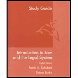 Introduction to Law and the Legal Systems, Schubert, Frank, 061831203X
