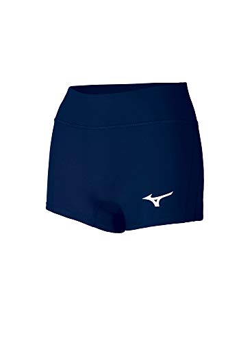 Mizuno Womens Apex 2.5 Inseam Volleyball Short Navy