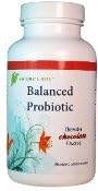 Natures rite balanced probiotic chewable chocolate flavored 60 tablets by Natures Rite