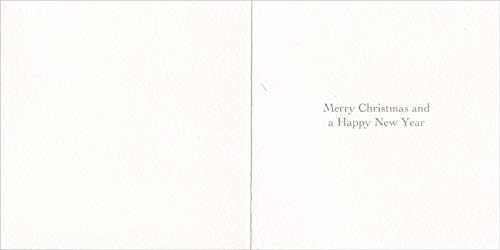 Museums & Galleries Christmas Cards - Pack of 8 Premium Christmas Greeting Cards with Envelopes - Festive Snowy Rabbits & Umbrella - Image 3