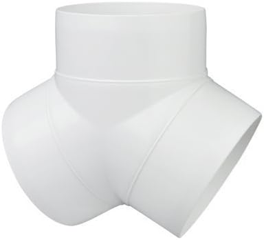 Blauberg UK 4" 100mm Ducting Y Piece for Ventilation Extractor Fans Bathroom
