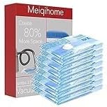 MEIQIHOME Vacuum Storage Bags 8 Large 32x24 Space Saver Double Zip Triple Seal view 2