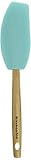 Kitchen Aid Silicone Mixer Spatula With Bamboo Handle, Aqua Sky