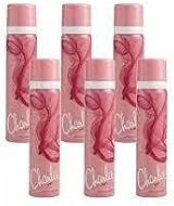 Charlie Pink Body Spray 75ml Perfumed Deodorant by Revlon - 6 Pack view 1