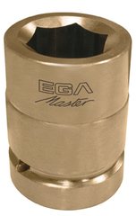 Ega Master 77872 - Impact Socket Wrench 1/2" - 18 Mm Non Sparking Cu-Be (6 Edges)