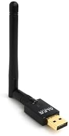 ALFA Network AWUS036ACS Adaptador Wi-Fi inalámbrico USB AC600 de doble banda de cobertura ancha con antena externa de alta sensibilidad - Compatible con Windows, MacOS y Kali Linux