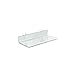 Azar Displays 556017 Clear Acrylic Shelf for Pegboard or Slatwall (4 Pack), 13.5