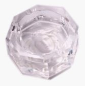 Versace by Rosenthal Medusa Lumiere Clear Ashtray, large